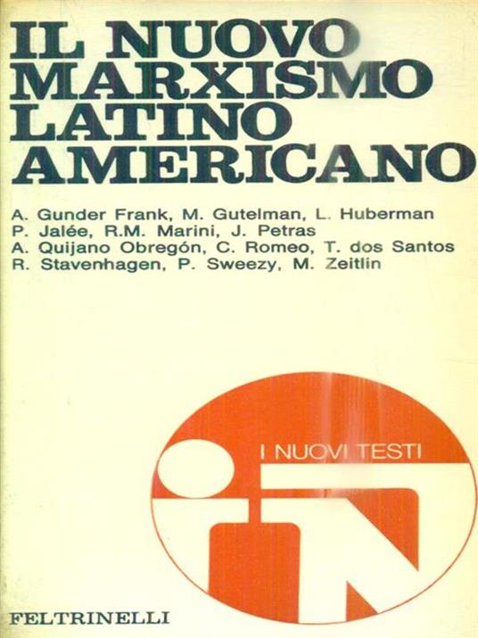 Il nuovo marxismo latino americano - copertina