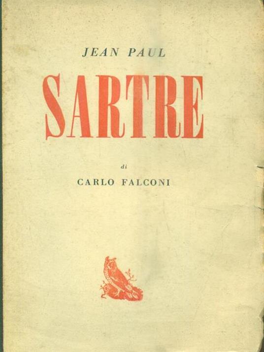 Jean Paul Sartre - Carlo Falconi - copertina