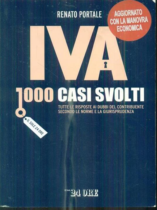 Iva 1000 casi svolti - Renato Portale - copertina