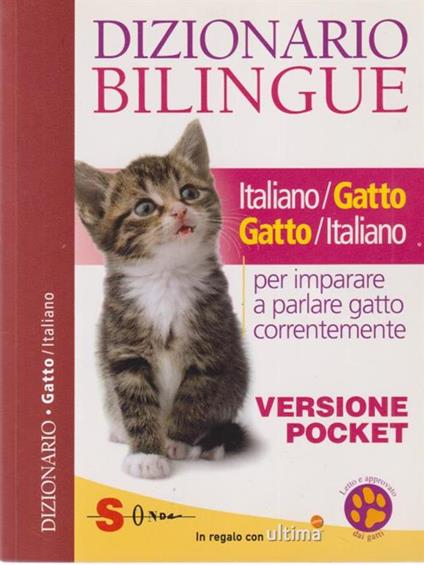 Dizionario bilingue Italiano/Gatto - copertina