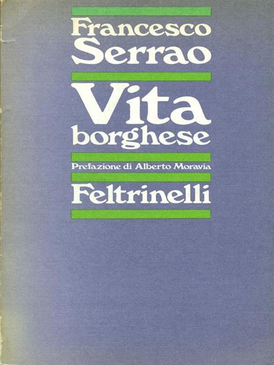 Vita borghese - Francesco Serrao - copertina