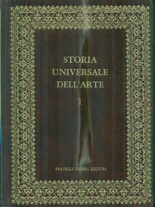 Storia universale dell'arte. Vol 1. Arte Egizia - copertina