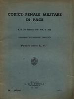 Codice penale militare di pace - R.D. 20 Febbraio 1941 XIX n. 303