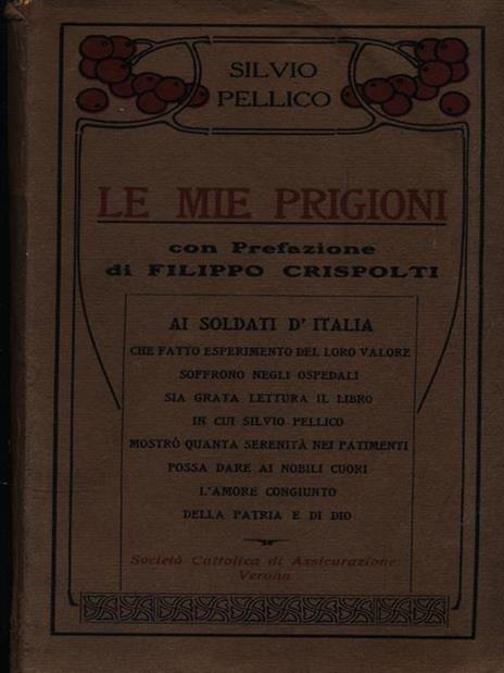 Le mie prigioni - Silvio Pellico - copertina