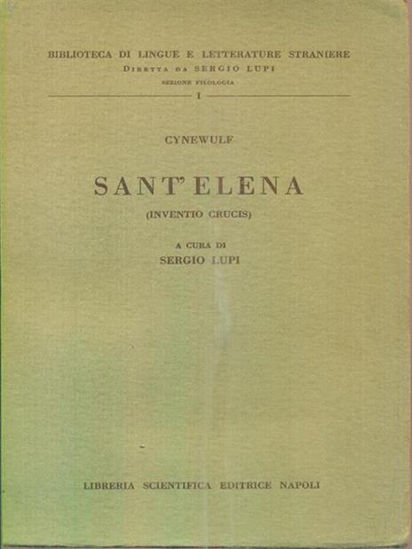 Sant'Elena - Cynewulf - copertina