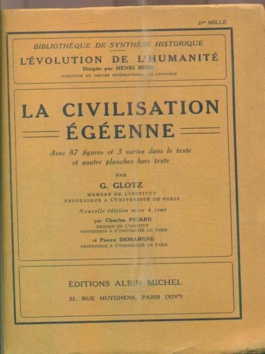 La civilisation egeenne - Gustave Glotz - 3