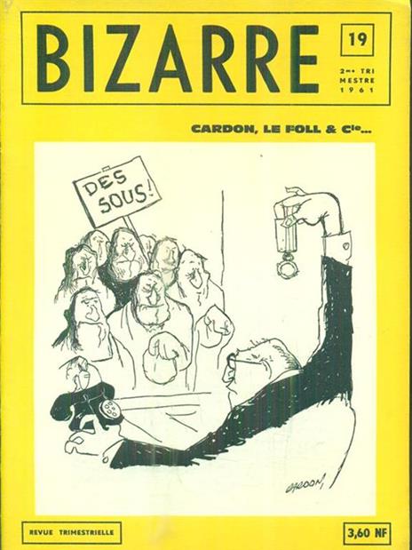 Bizarre n. 19/1961 - copertina