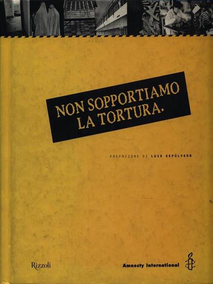 Non sopportiamo la tortura - copertina