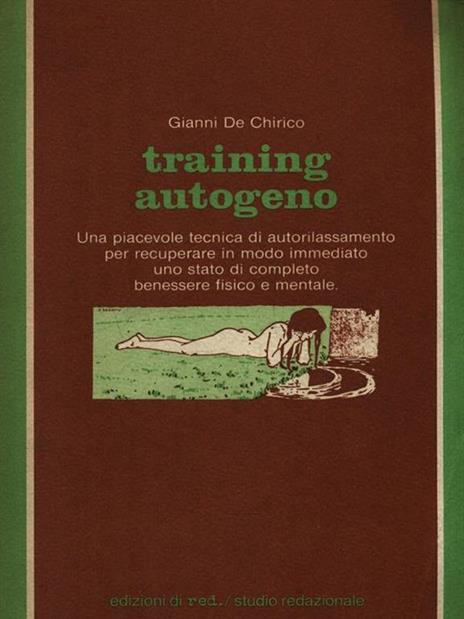 Training autogeno - Gianni De Chirico - copertina
