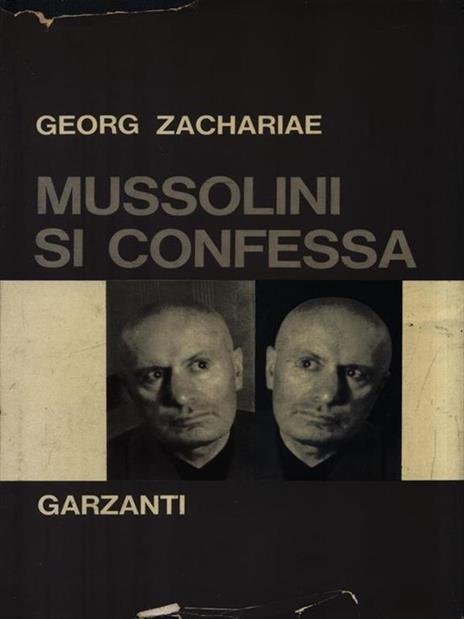 Mussolini si confessa - Georg Zachariae - copertina