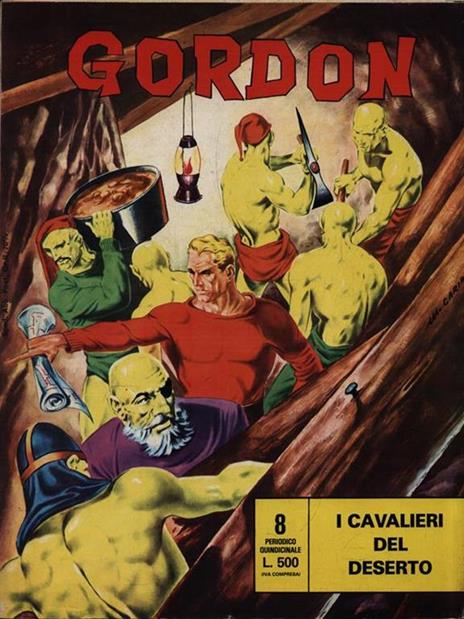 Gordon 8. I cavalieri del deserto - copertina