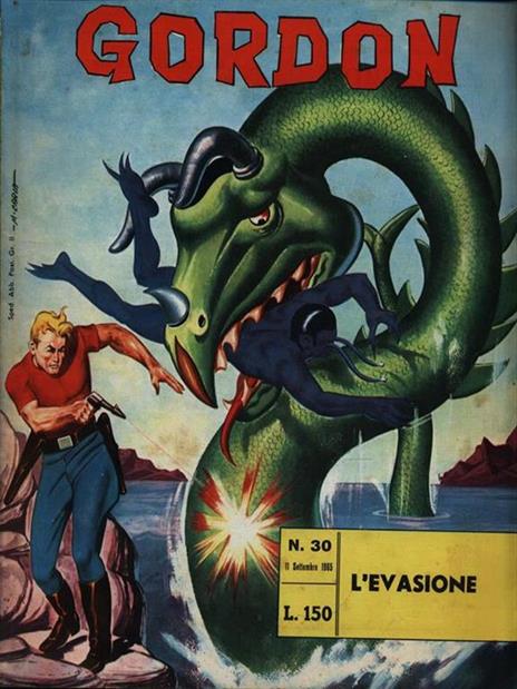 Gordon N. 30/11 Settembre 1965 - L'evasione - copertina