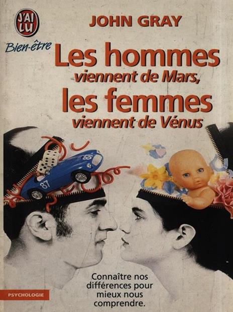 Les hommes viennent de Mars, les femmes viennent de Vénus - John Gray - copertina
