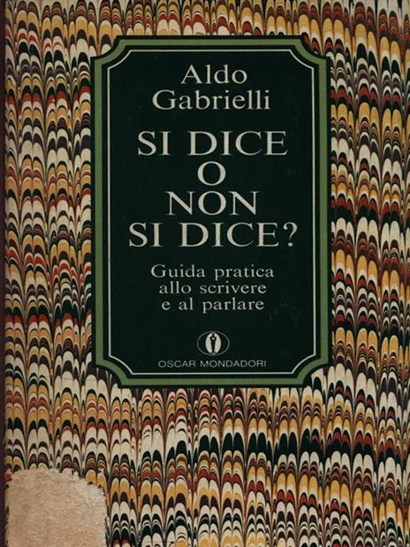 Si dice o non si dice? - Aldo Gabrielli - 3