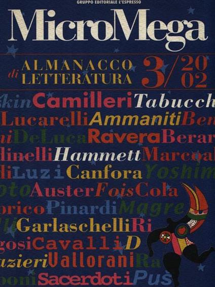 MicroMega 3/2002 - copertina