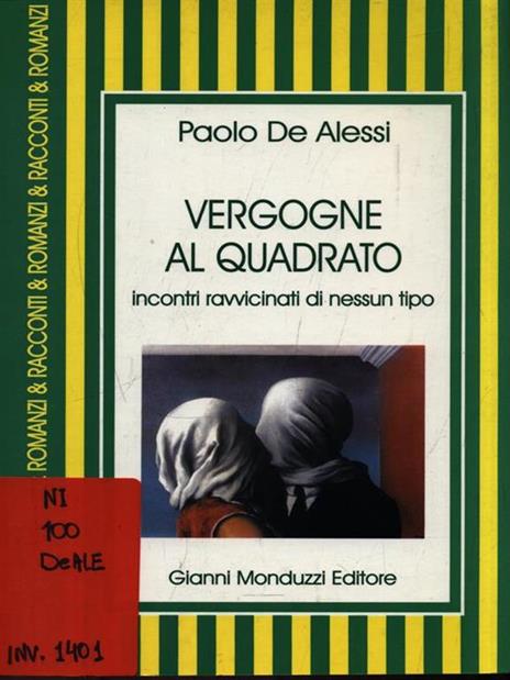 Vergogne al quadrato - Paolo De Alessi - copertina