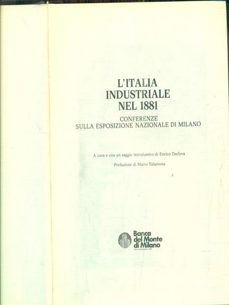 L' Industria industriale nel 1881 - 3