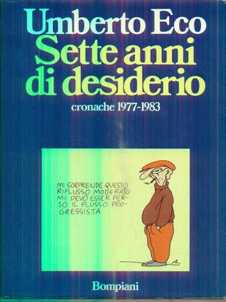 Sette anni di desiderio - Umberto Eco - copertina