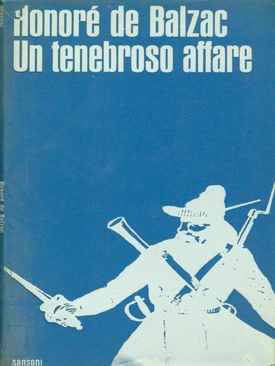 Un tenebroso affare - Honoré de Balzac - copertina