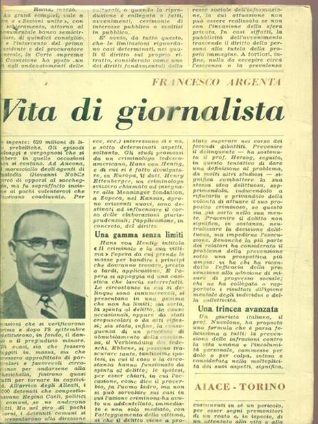 Vita di giornalista - Francesco Argenta - 2