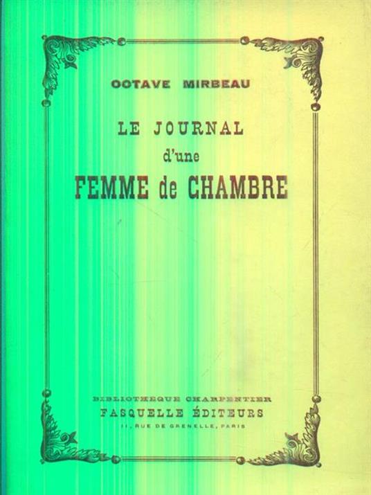 Le journal d'une femme de chambre - Octave Mirbeau - 3