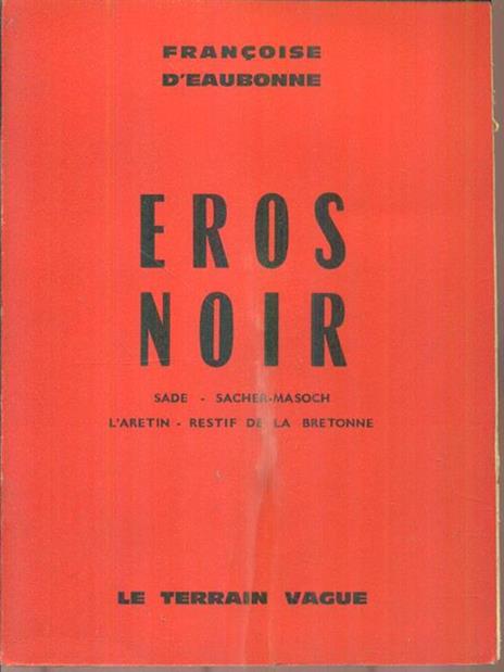 Eros Noir - Francoise D'Eaubonne - copertina