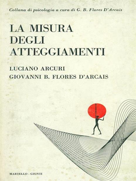 La misura degli atteggiamenti - Luciano Arcuri - copertina