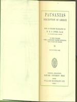 Pausanias Description of Greece. vol III