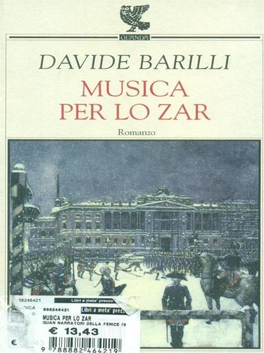 Musica per lo zar - Davide Barilli - copertina