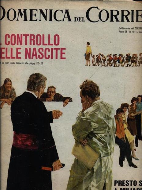 Domenica del corriere n. 40/2 ottobre 1966 -   - copertina