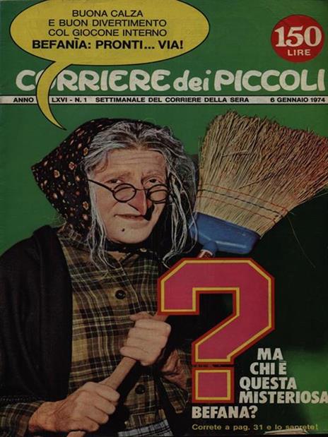 Corriere dei Piccoli n. 1/6 gennaio 1974 -   - copertina