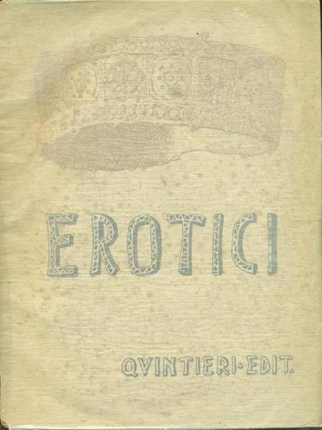 Erotici - Luigi Siciliano - copertina