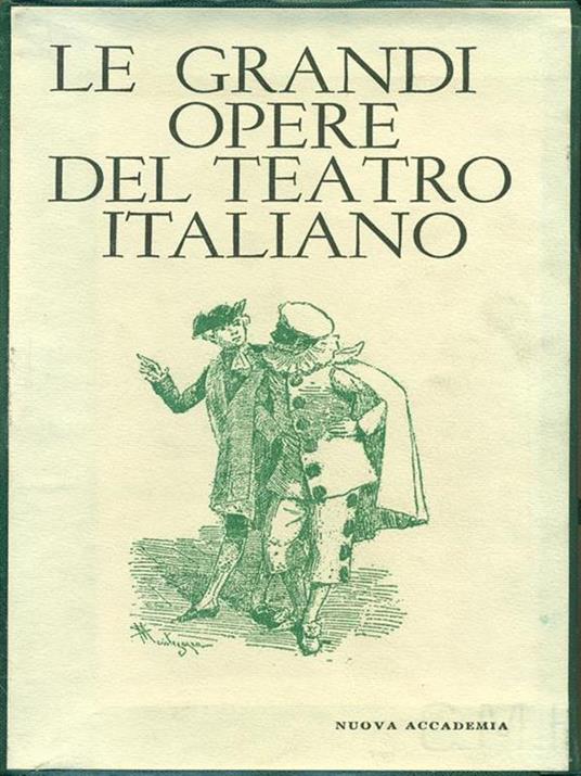 Le  grandi opere del teatro italiano 5 vv - Eligio Possenti - copertina