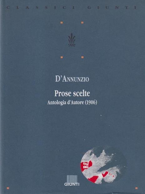 Prose scelte - Gabriele D'Annunzio - copertina