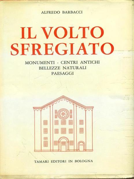 Il  volto sfregiato - Alfredo Barbacci - copertina