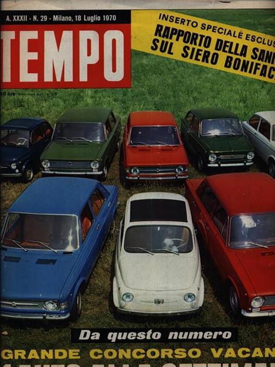 Tempo n. 29/18 luglio 1970 -   - copertina