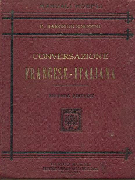Conversazione francese-italiana - E. Baroschi Soresini - copertina