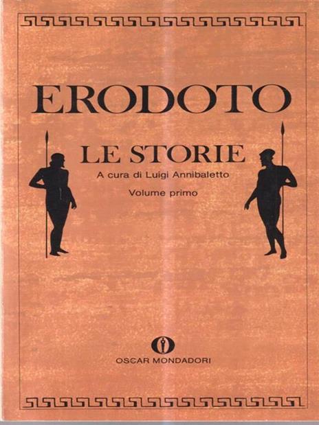 Storie - 2 voll - Erodoto - copertina