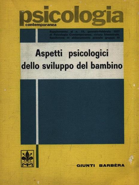 Aspetti psicologici dello sviluppo del bambino -   - copertina