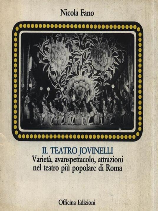 Il teatro Jovinelli - Nicola Fano - copertina