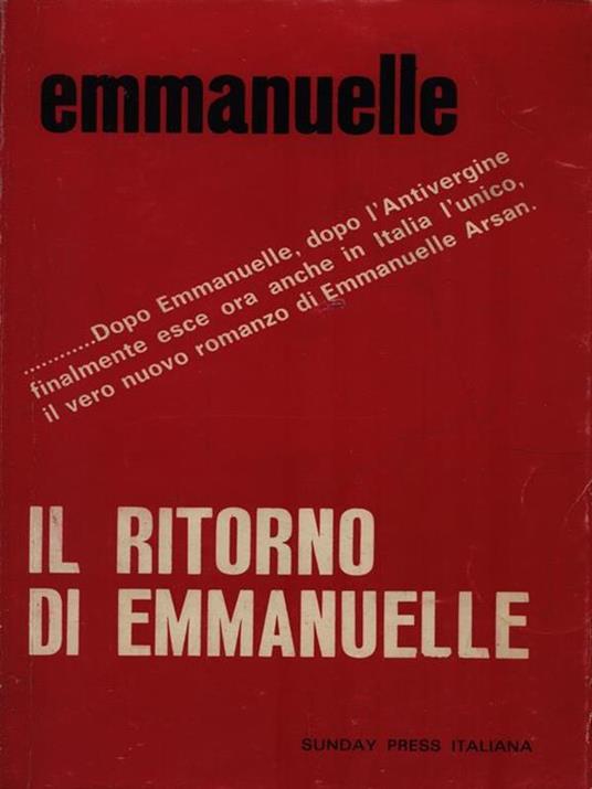 Il ritorno di Emmanuelle - Emmanuelle - copertina