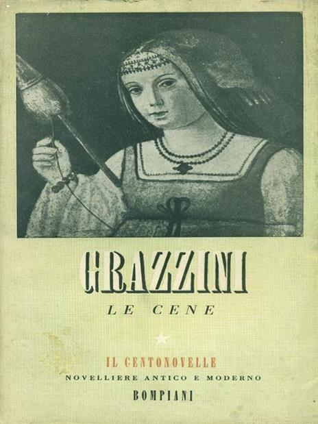 Le  cene - Anton Francesco Grazzini - copertina