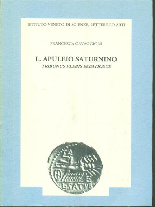 L. Apuleio Saturnino - Francesca Cavaggioni - copertina