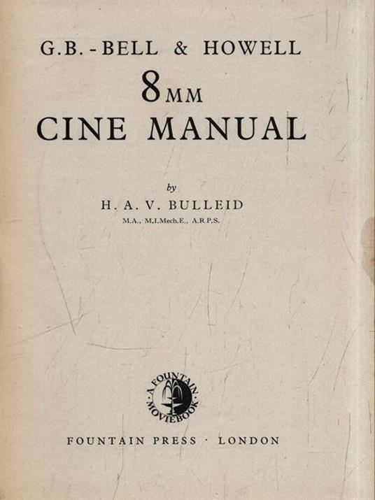 8mm Cine Manual -   - 2