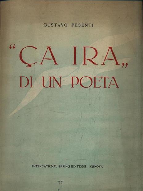 Ca ira di un poeta - Gustavo Pesenti - copertina