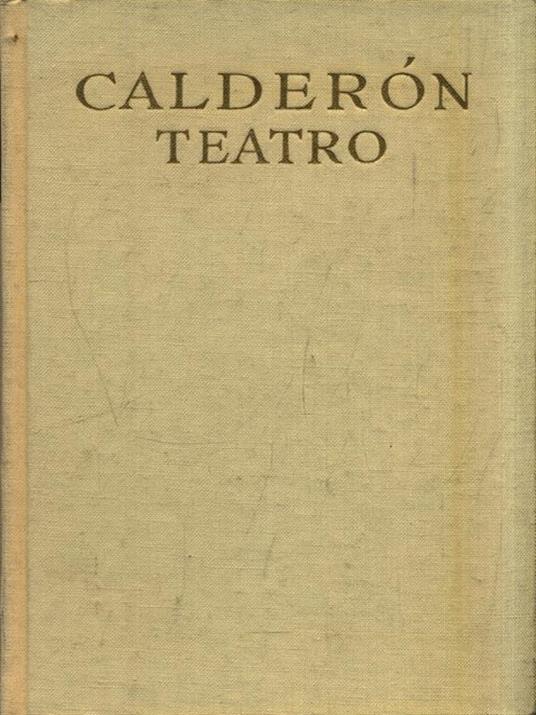 Teatro - Calderon de La Barca - copertina