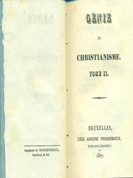 Genie du Christianism Tome 2 - François-René de Chateaubriand - 2