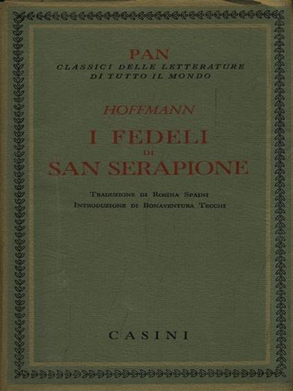 I fedeli di San Serapione - Ernst T. Hoffmann - copertina