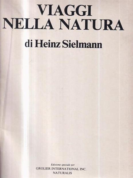 Viaggi nella natura - Heinz Sielmann - copertina