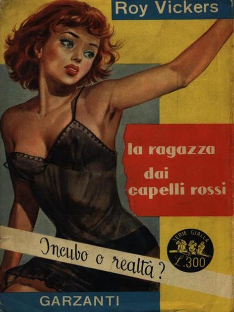 La ragazza dai capelli rossi - Roy Vickers - copertina